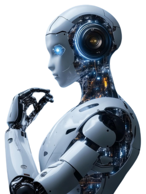 Blue futurist technological artificial intelligence project presentation (1)